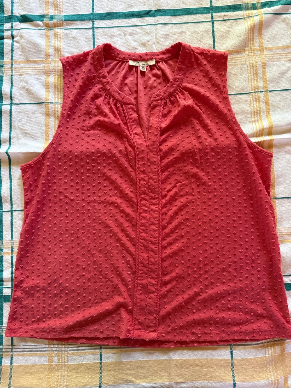 Coral Summer Top